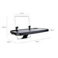 thumbnail image 3 of SSZMDLB under $5 Car Steering Wheel Tray, Foldable Car Tray Table, Portable Hanging Tray with Phone Mount for Food Dining Drink Laptop Use in Vehicle Back Seat Organization, 3 of 9