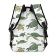 thumbnail image 4 of Balery Cute Turtle Mochila Escolar Impresa, Mochila Ligera para Viajes Casual, Mochila Duradera y Cómoda Multifuncional, Mochila para Laptop-One Size, 4 of 5