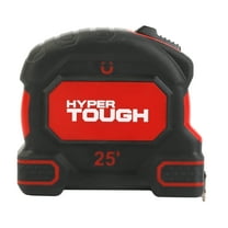 Hyper Tough 25 Foot Auto-lock Tape Measure, Holiday Gift