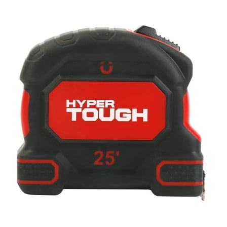 Hyper Tough 25 Foot Auto-lock Tape Measure, Holiday Gift