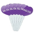 thumbnail image 1 of Emmaline Heart Love Cupcake Picks Toppers - Set of 6, 1 of 1
