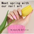 thumbnail image 3 of Press on Nails FANDAMEI Almond Matte, 24 colores, 576 unidades, 3 of 8