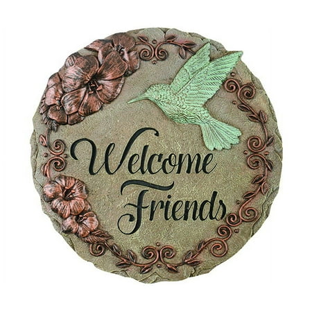 Carson Home Accents CHA10482 Welcome Friends Garden Stone