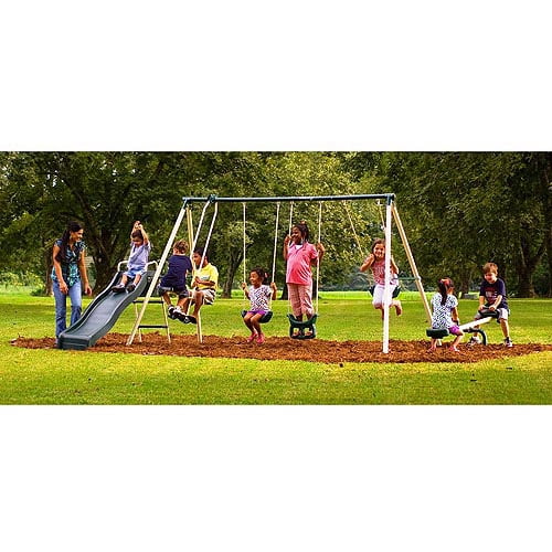 Troxel Backyard Fun Time Metal Swing Set