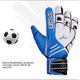 thumbnail image 2 of " Guantes De Portero De Fútbol Respirables Azul con Blanco talla 9 ", 2 of 4