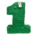thumbnail image 1 of APINATA4U 20" Tall Solid Dark Green Number One Pinata First Birthday DYI Decoration, 1 of 2