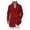 Red, variant on comerut Men Fall Winter Overcoat Loose Solid Color Thick Long Sleeve Mid Length Double-breasted Turn-down Collar Winproof Warm Pockets Men Coat