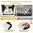 thumbnail image 4 of YYAo Dog Crate, Pet Crate, Pet Kennel, 2-In-1 Dog House with Drawer and Wired Wireless Charging-White, 4 of 8