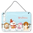 thumbnail image 1 of Caroline's Treasures Merry Christmas Carolers Beagle Tricolor Impresiones para colgar en la pared o en la puerta BB2371DS812, 8 x 12, multicolor Caroline's Treasures BB2371DS812, 1 of 1