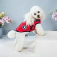 thumbnail image 7 of BT Bear Small Dog Jacket, Dog Coat Harness Winter Warm Vest Jacket Waterproof Cotton Costume for Puppy Small Medium Dogs (M, Red), 7 of 7