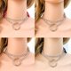 thumbnail image 5 of Xiao Hua Accesorios de ropa, collar ajustable, collar de cuero punk, collar gótico rock de PU, accesorios de ropa, 1 pieza, 5 of 5