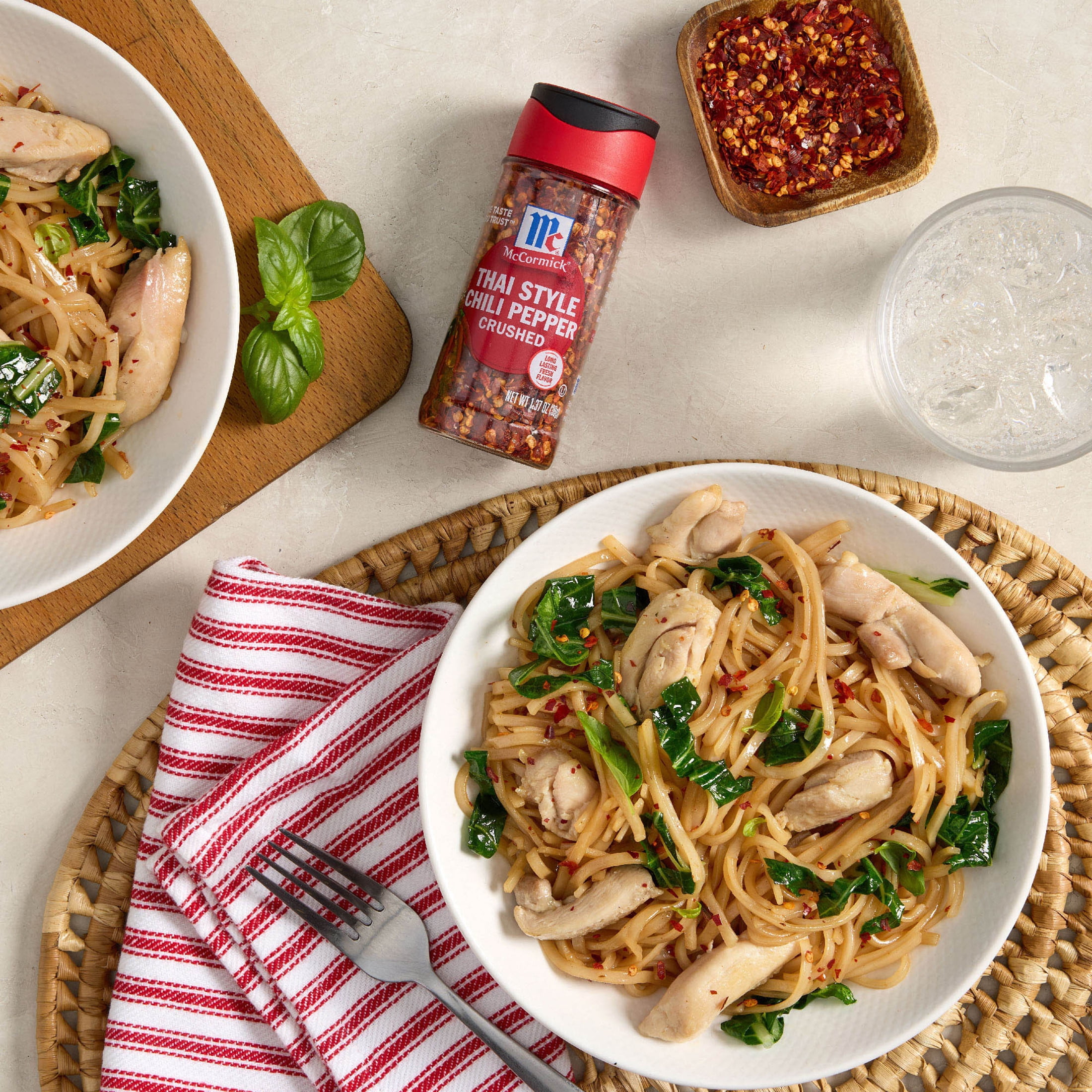 (3 pack) McCormick Crushed Thai Style Chili Pepper, 1.37 oz Bottle