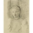 thumbnail image 3 of Thérèse Schwartze 15x18 Black Modern Framed Museum Art Print Titled - Portrait of a Young Girl, 3 of 5