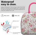 thumbnail image 3 of Womens Pioneer Flower Floral Print Pattern Lunch Box for Work,Insulated Lunch Bag for Women,Loncheras Para Mujer,Leakproof Adult Lunch Bag for Work,Beach,Travel,Picnic,Camping, 3 of 7