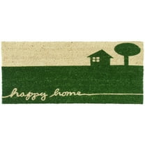 Rubber-Cal  "Happy Home" Country Door Mat, 18 by 30-Inch