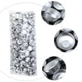 Stri 300pcs Practical Tea Light Tins Aluminum Empty Case Candle Making