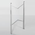 thumbnail image 4 of M&T Displays UABEG00N22X2000 Sandwich Board Sidewalk Sign Poster Menu Holder A-Frame Double Sided 22x28 Silver, 4 of 7