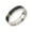 Silver Plated Black, variant on Women Stainless Steel Rings 4mm White Black Enamel Ring Stacking Ring Couple Minimalist Gift Rose Gold Plated White Size 7
