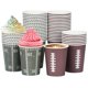 thumbnail image 1 of 50 vasos de papel con temática de fútbol, vasos de fútbol aislados de 9 oz a granel para alimentos fríos y calientes, vasos desechables para aperitivos para cenas de fútbol, eventos deportivos, sumini, 1 of 8
