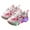 Pink, variant on Otqutp Baby Toddler Boys Girls LED Light Sneakers Walking Shoes 1 to 6 Years Old Kids Mesh Luminous Sport Running Shoes