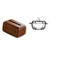 thumbnail image 1 of Organizador De Servilletas Rectangular Multifuncional Y Plato De Dulces De Vidrio Con Forma De Calabaza Con Tapa, Tarro De Galletas Para Cocina, Almacenamiento De Accesorios De Automóviles, 1 of 8