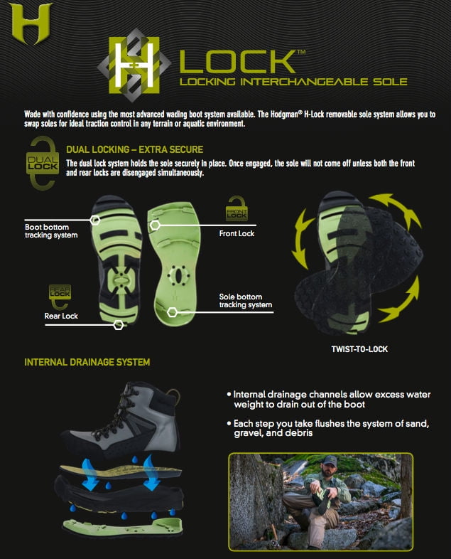 Hodgman Vion H-Lock Fishing Wade Boot 