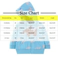 thumbnail image 3 of CYRBOKO Toddler Boys Sweatshirts, Crew Neck Casual Long Sleeve Gift Tops with Zipper Blue Size 18-24 Months, 3 of 3