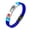 Blue, variant on Stainless Steel Silicone Glow in the Dark Meds ID Alert Bracelet, Diabetic/Eliquis/Epilepsy Medical Identification Wristband