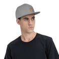 thumbnail image 6 of ZICANCN Cartoon Gingerbread Man Baseball Caps, Trucker Hats for Men And Women, Adjustable Breathable Flat Caps, Gray, 6 of 8