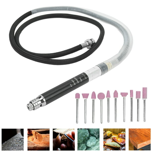 Broyeur à Crayon, 65000 Tr/Min De Gravure Pneumatique Stylo à Haute Vitesse Haute Vitesse Air Micro Die Grinder Tool Power Die Grinders Tool Pour Le Nettoyage Des Matrices, Rotors, Plaques Support