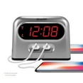 thumbnail image 6 of Sharp Digital Alarm Clock with 2 FastCharge USB ports, SPC189, 6 of 6