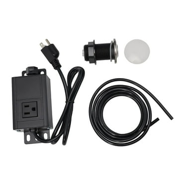 Huajuming Garbage Disposal Air Switch Kit Single Outlet Single Control On/Off Air Button