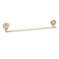 Renovators Supply Brass Towel Bar 24" Length Sea Crest Design