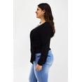 thumbnail image 2 of Blusa escote cruzado Roman Fashion Tallas Extras 11758 Negro 42, 2 of 7
