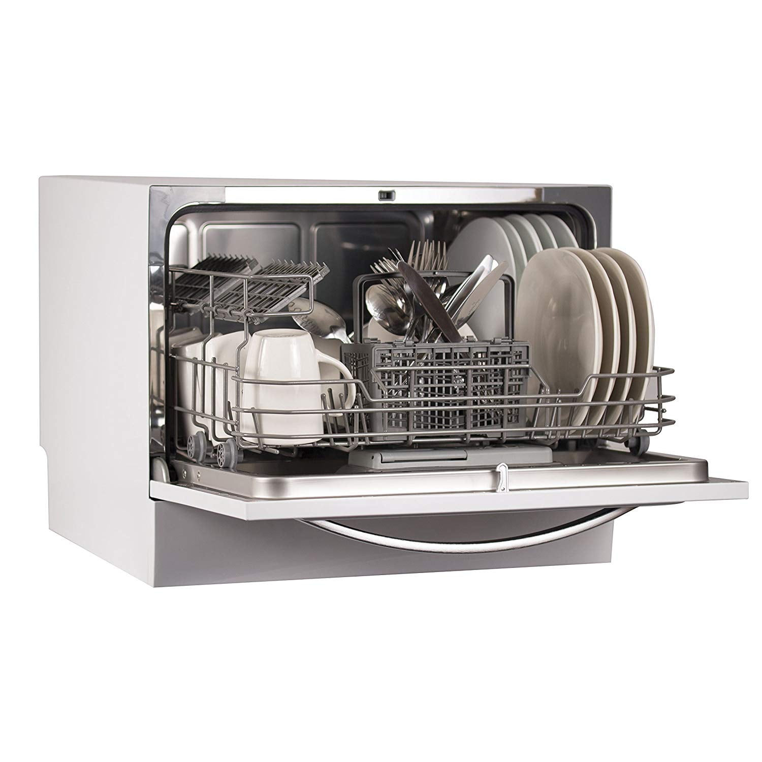 Black Decker Compact Countertop Dishwasher Bcd6w Walmart Com