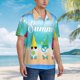 thumbnail image 3 of Balery Hello Summer Gnome 1 Camisas hawaianas de manga corta para hombre, camisas playeras de corte holgado, camisas de vacaciones con botones,Small, 3 of 7