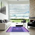 thumbnail image 7 of Ahgly Company Machine Washable Indoor Rectangle Transitional Purple Amethyst Purple Area Rugs, 5' x 8', 7 of 7