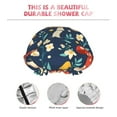thumbnail image 5 of Disketp Colorful Mushrooms Shower Caps,Reusable Shower Cap For Women, Double Layer Waterproof Hair Cap, Large Size For All Hair Lengths,For Girls Spa Home Salon Use, 5 of 9