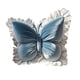 thumbnail image 1 of Almohada con forma de mariposa, soporte lumbar, decoración para el hogar, manualidades, cojín de respaldo, almohada para sofá azul, 1 of 9