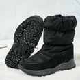 thumbnail image 6 of Xiaoxatg Women's Boots Insulated Thermal Lined Comfortable Outdoor Shoes for Cold Weather 6 Black, 6 of 7