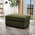 thumbnail image 2 of Roundhill Furniture Marvella Living Room Ottoman with Mosswood Chenille Upholstery, 2 of 7