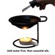 thumbnail image 4 of Dry Burning Iron Aroma Lamp, 100ml Essential Oil Burner for Spa, Beauty Salon, Living Room, Bedroom, Type A, 4 of 4