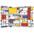 thumbnail image 3 of ZHANZZK 3 Piece Bedding Set Abstract Mosaic Pattern Twin Size Duvet Cover with 2 Pillowcase for Home Bedding Room Decoration, 3 of 5