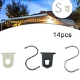 thumbnail image 4 of Multipurpose Rv Awning Hooks 14 Set Roller Rod Quick Hook For Camping Tent White, 4 of 7