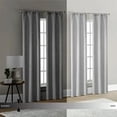 thumbnail image 4 of Mainstays 4 of a Kind Blackout Window Curtains Panels, Set of 4, White, 28" W x 84" L, 4 of 5