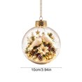 thumbnail image 3 of Liamobondopolis Glowing Christmas Story Ornament, Light Up Mini Scene with Peaceful Doves, Shatterproof Acrylic Hanging Decor, 3.94 Inches, 3 of 8