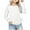 White, variant on WERYOUNG Girls Boys Tee Casual Loose Round Neck Solid Color Long Sleeve Tee Shirts Toddler Cute T-Shirts,Black,3-4 Years