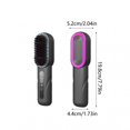 thumbnail image 4 of Negative Ion Hair Straightener Wireless Retractable Hair Brush with Blue Light Technology for Effortless Styling and Smoother Hair, 4 of 9