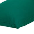 thumbnail image 3 of Parkland Collection Transitional Solid Green Rectangle 18" x 12" Pillow, 3 of 5