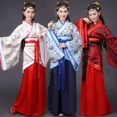 thumbnail image 2 of Traditional Chinese Hanfu Women Clothing Vintage Ethnic Style Fashion Clothes Elegant Streetwear Casual Chinese Dress Cosplay (Red-Y,4XL), 2 of 7